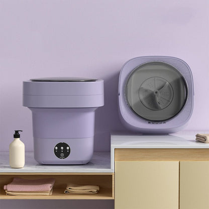 Mini Foldable Washing Machine Portable Mini Socks Underwear Panties Washing Machine Big Capacity 3 Models With Spinning Dry Gadgets - RELUX.STORE