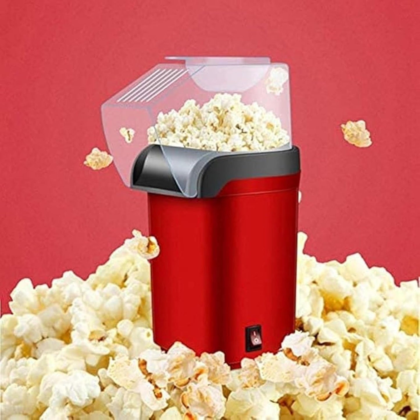Mini Home Popcorn Maker with Measuring Cup and Removable Lid - RELUX.STORE