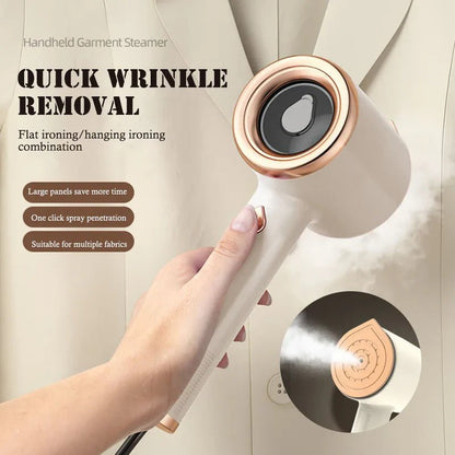 Mini Portable Handheld Garment Steamer Fabric Steam Iron For Clothes Travel Home Appliances Vertical US Plug Ironing Machine - RELUX.STORE