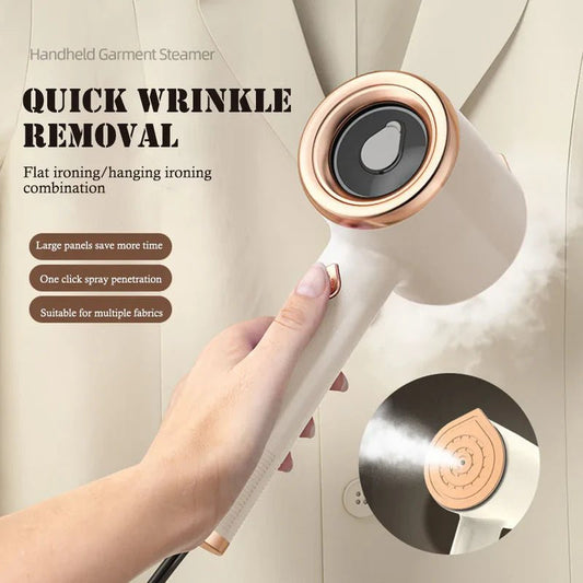 Mini Portable Handheld Garment Steamer Fabric Steam Iron For Clothes Travel Home Appliances Vertical US Plug Ironing Machine - RELUX.STORE
