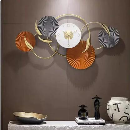 “Minimalist Wall Clock Large Silent Modern Design – Creative Aesthetic Art Mural Horloge Murale for Home & Office Décor” - RELUX.STORE