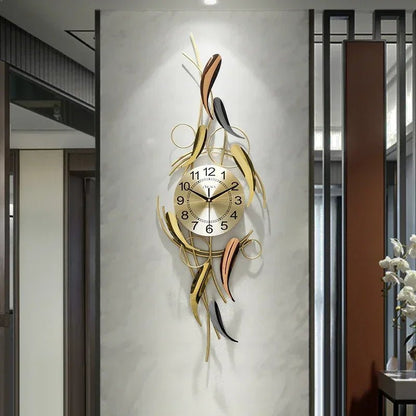 “Minimalist Wall Clock Large Silent Modern Design – Creative Aesthetic Art Mural Horloge Murale for Home & Office Décor” - RELUX.STORE