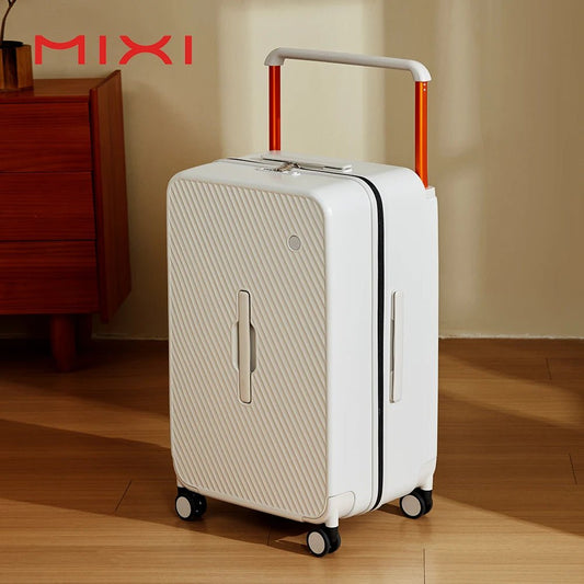Mixi Large - Capacity Suitcase Trolley Case 26inch Checked in Hardside Rolling Wheels Luggage Wide Handle Travel Suitcases M9276DH - RELUX.STOREMixi Large - Capacity Suitcase Trolley Case 26inch Checked in Hardside Rolling Wheels Luggage Wide Handle Travel Suitcases M9276DH