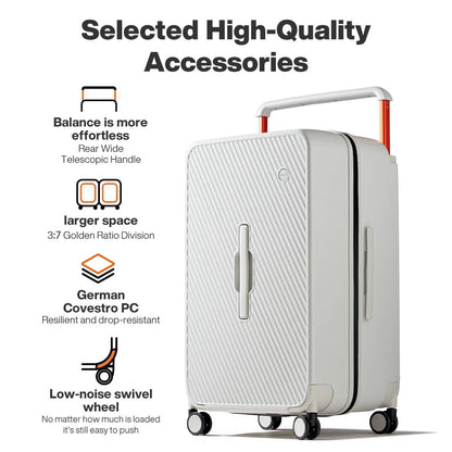 Mixi Large - Capacity Suitcase Trolley Case 26inch Checked in Hardside Rolling Wheels Luggage Wide Handle Travel Suitcases M9276DH - RELUX.STOREMixi Large - Capacity Suitcase Trolley Case 26inch Checked in Hardside Rolling Wheels Luggage Wide Handle Travel Suitcases M9276DH