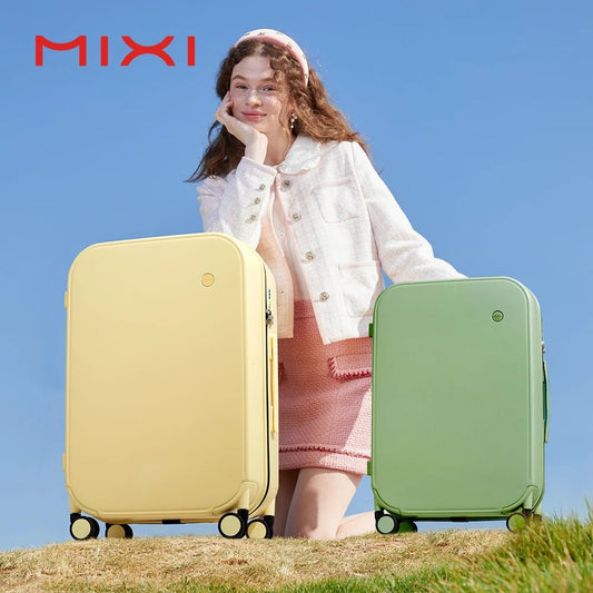 Mixi Patent Design Travel Luggage Women Men Suitcase On Wheels Spinner Trolley Case Bag 18" Carry On 20" 24" Check In 100% PC - RELUX.STOREMixi Patent Design Travel Luggage Women Men Suitcase On Wheels Spinner Trolley Case Bag 18" Carry On 20" 24" Check In 100% PC