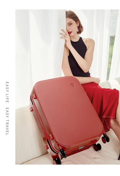 Mixi Patent Design Travel Luggage Women Men Suitcase On Wheels Spinner Trolley Case Bag 18" Carry On 20" 24" Check In 100% PC - RELUX.STOREMixi Patent Design Travel Luggage Women Men Suitcase On Wheels Spinner Trolley Case Bag 18" Carry On 20" 24" Check In 100% PC