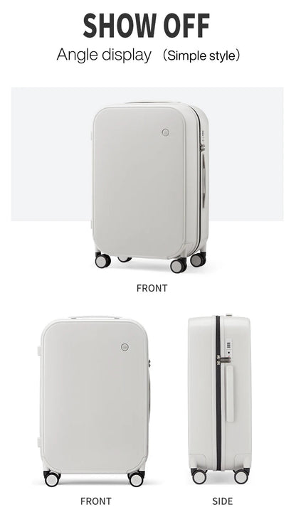 Mixi Patent Design Travel Luggage Women Men Suitcase On Wheels Spinner Trolley Case Bag 18" Carry On 20" 24" Check In 100% PC - RELUX.STOREMixi Patent Design Travel Luggage Women Men Suitcase On Wheels Spinner Trolley Case Bag 18" Carry On 20" 24" Check In 100% PC