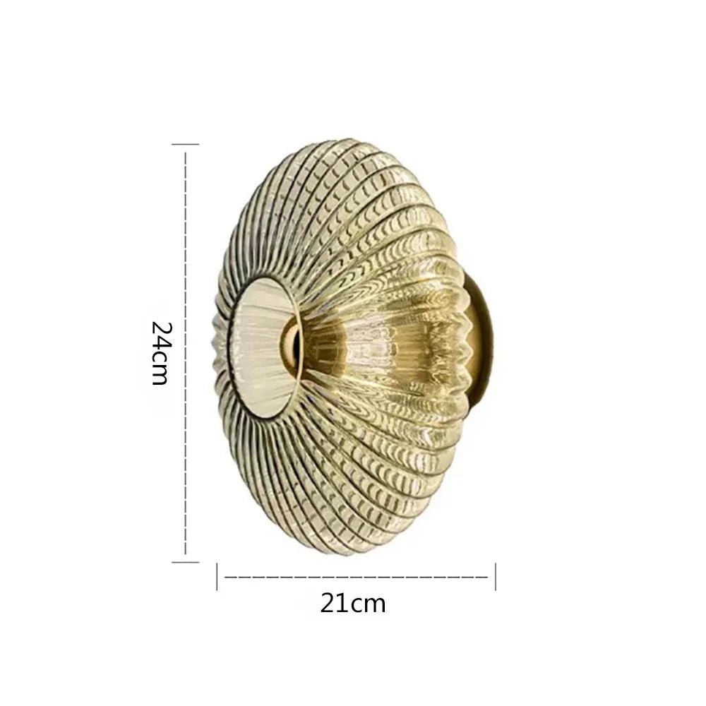 “Modern Glass Wall Lamp – Indoor Wall Sconce for Bedroom, Living Room, Corridor & Bedside Ambiance” - RELUX.STORE