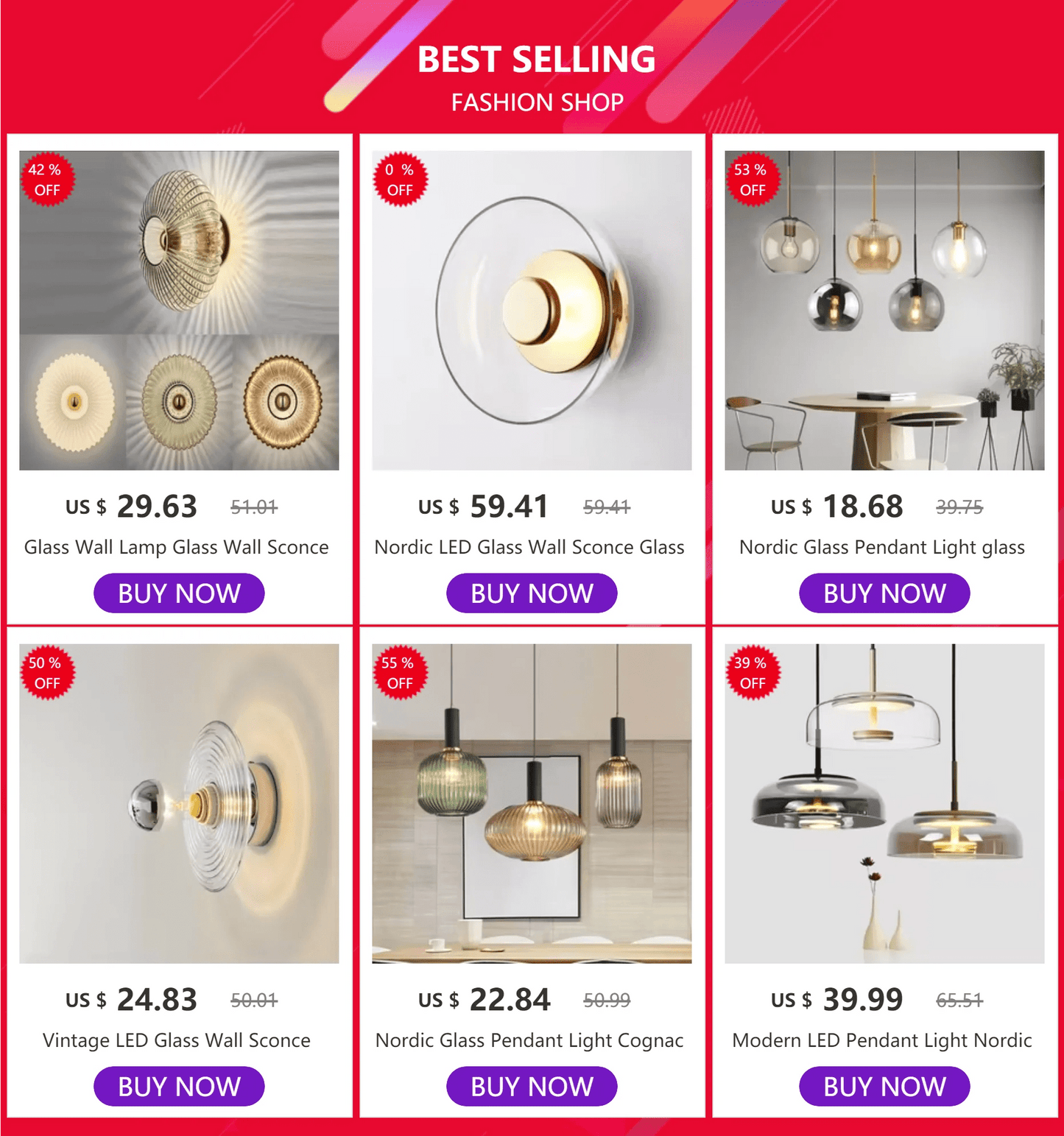 “Modern Glass Wall Lamp – Indoor Wall Sconce for Bedroom, Living Room, Corridor & Bedside Ambiance” - RELUX.STORE