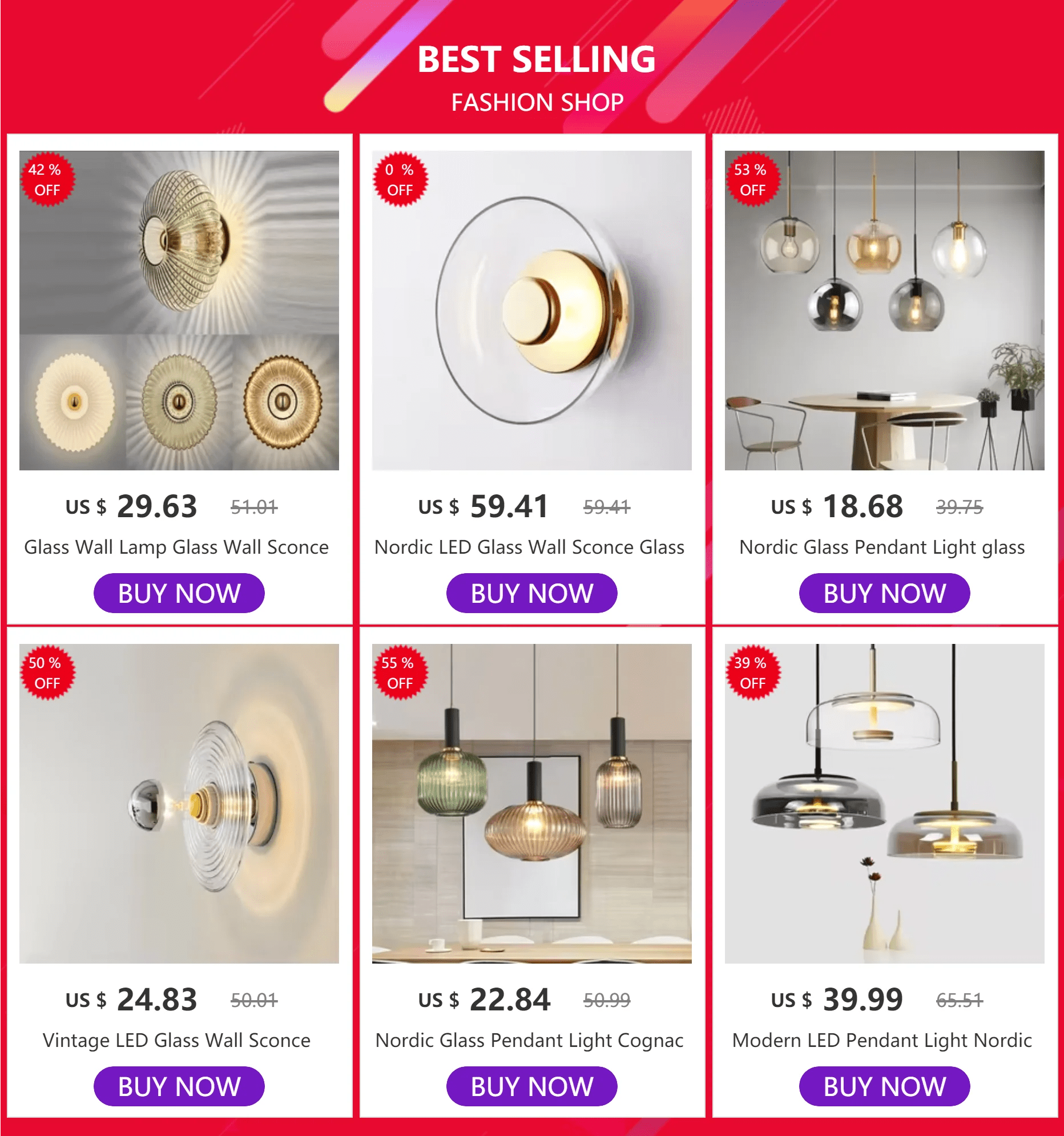 “Modern Glass Wall Lamp – Indoor Wall Sconce for Bedroom, Living Room, Corridor & Bedside Ambiance” - RELUX.STORE