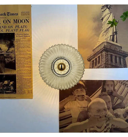 “Modern Glass Wall Lamp – Indoor Wall Sconce for Bedroom, Living Room, Corridor & Bedside Ambiance” - RELUX.STORE