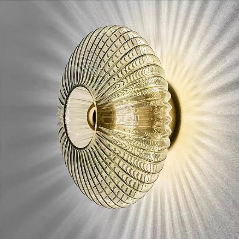 “Modern Glass Wall Lamp – Indoor Wall Sconce for Bedroom, Living Room, Corridor & Bedside Ambiance” - RELUX.STORE