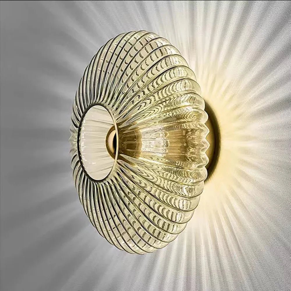 “Modern Glass Wall Lamp – Indoor Wall Sconce for Bedroom, Living Room, Corridor & Bedside Ambiance” - RELUX.STORE