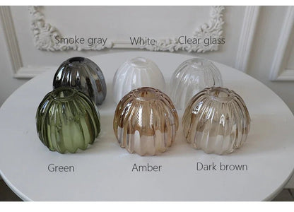 “Modern Japanese Retro Floral Glass Wall Lamp – Nordic LED Bedside & Mirror Light for Bedroom, Study & Hallway” - RELUX.STORE