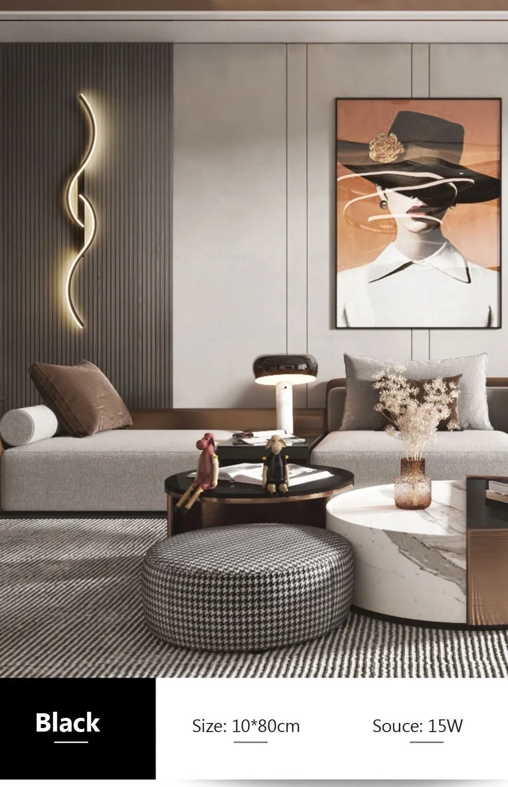 Modern LED Wall Lamp Minimalist Led Light Bedroom Bedside Long Strip Wall Sconces Living Room Sofa Home Indoor Lighting Fixture - RELUX.STORE