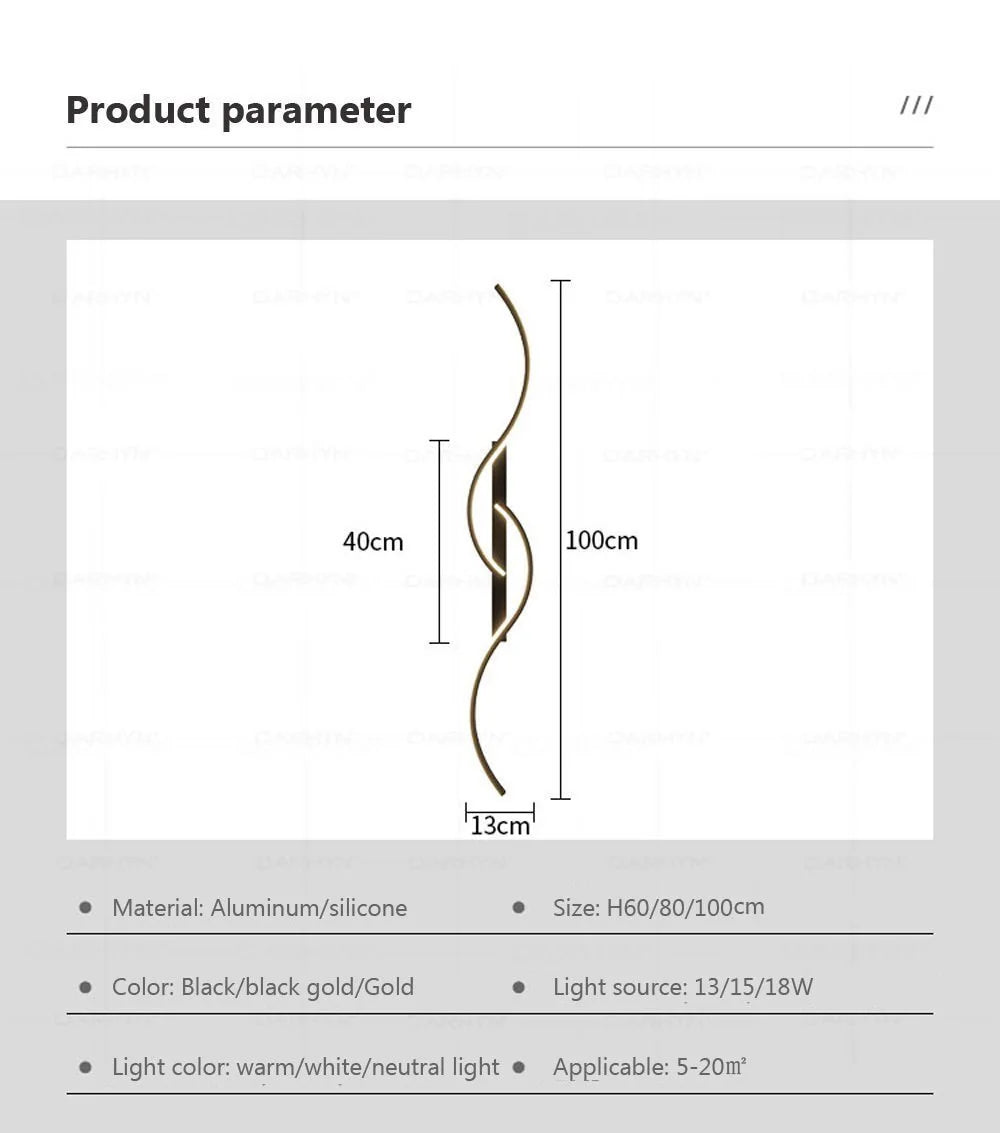 Modern LED Wall Lamp Minimalist Led Light Bedroom Bedside Long Strip Wall Sconces Living Room Sofa Home Indoor Lighting Fixture - RELUX.STORE