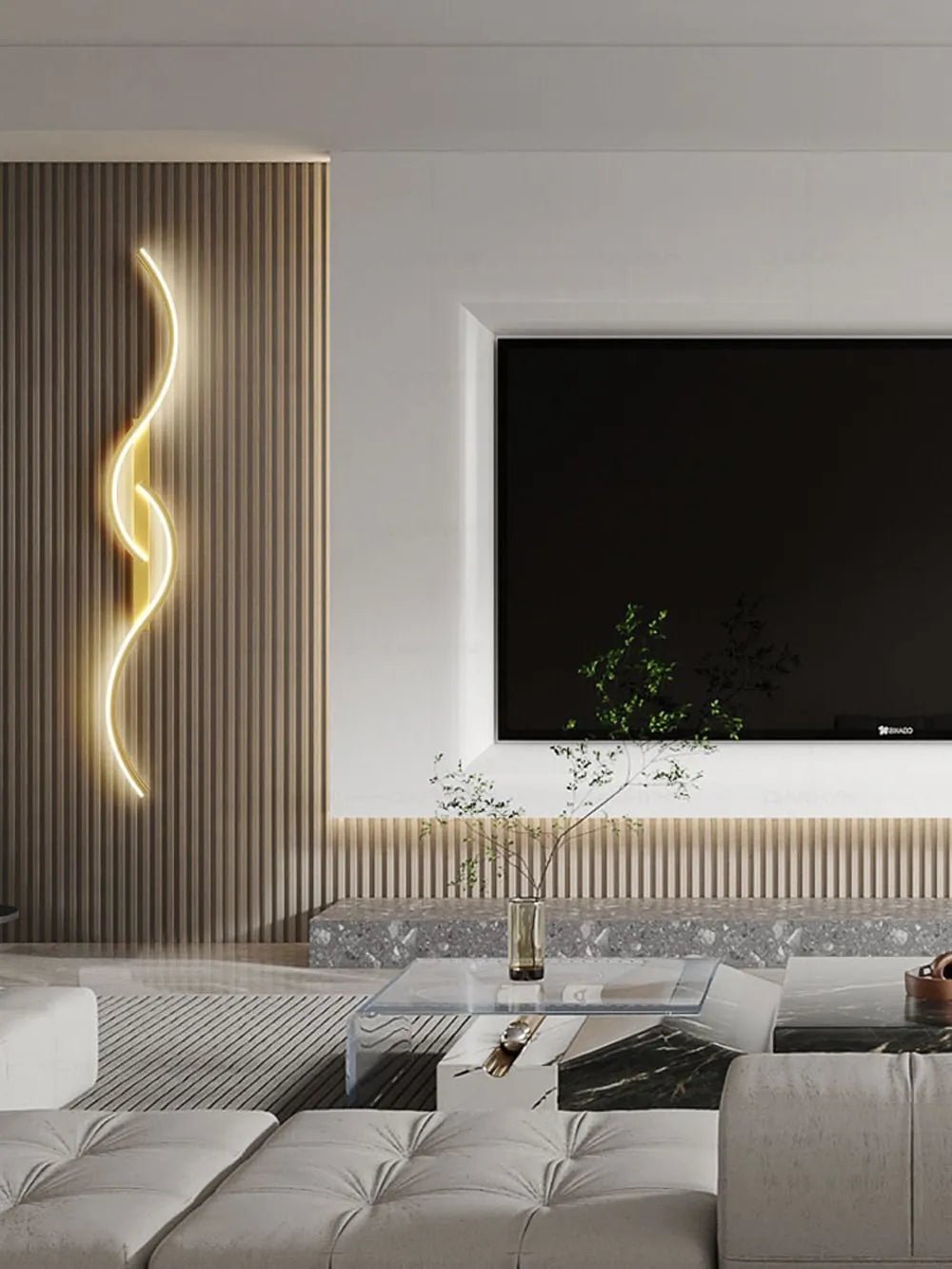 “Modern LED Wall Lamp – Minimalist Long Strip Sconce for Bedroom, Bedside, Living Room & Indoor Home Lighting” - RELUX.STORE