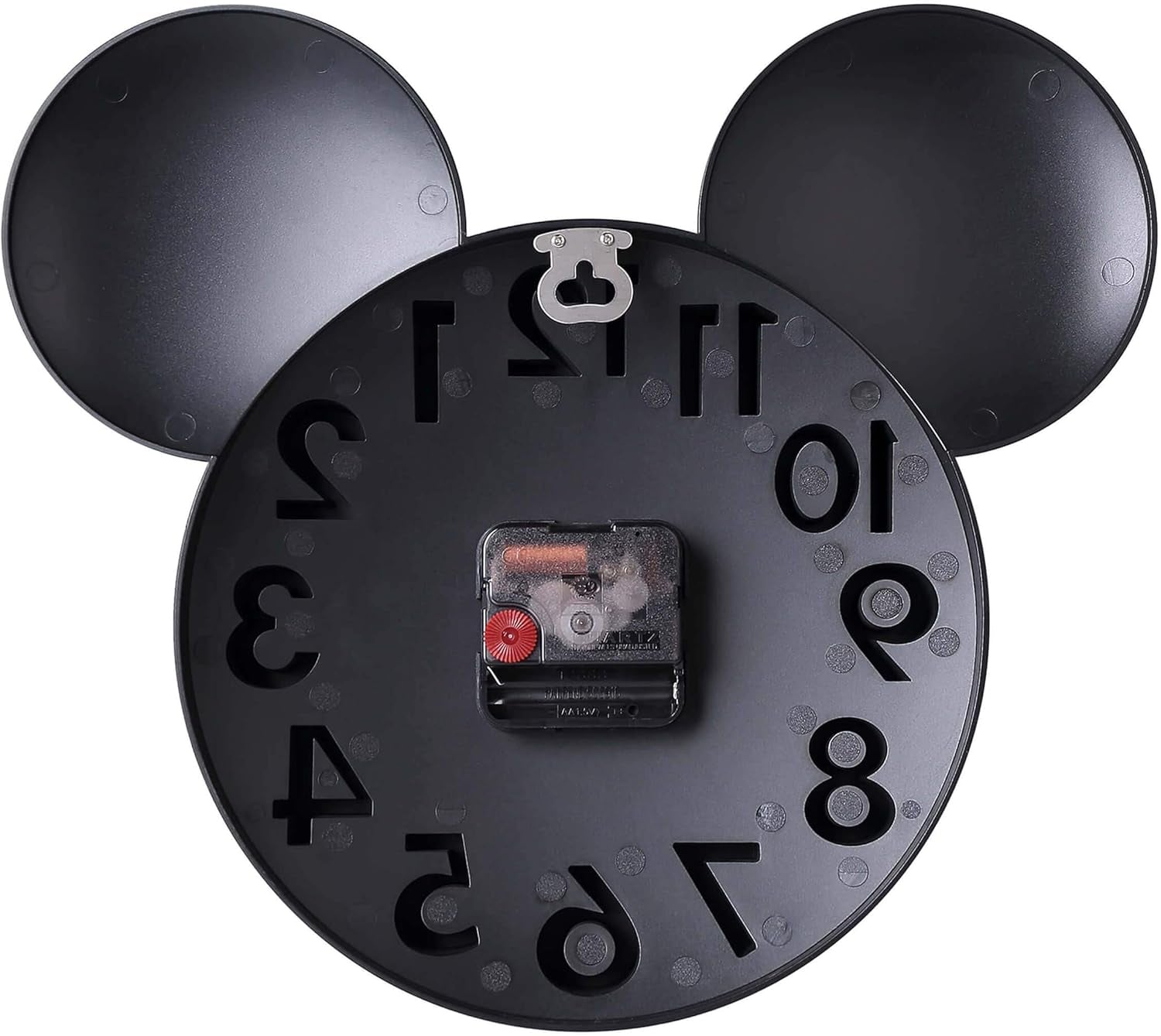 Modern Mickey Mouse 3D Wall Clock – Big Digit Home Decor, Stylish Black Decorative Clock for Living Room, Bedroom, Kitchen - RELUX.STORE
