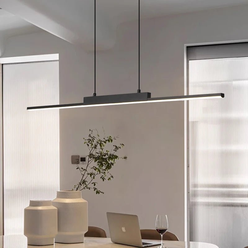 💡 "Modern Pendant Lights – Minimalist Dining Room & Kitchen Chandelier, Long LED Hanging Lamp for Living Room, Home Décor & Ambient Lighting" - RELUX.STORE
