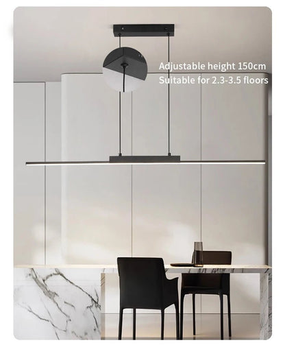 💡 "Modern Pendant Lights – Minimalist Dining Room & Kitchen Chandelier, Long LED Hanging Lamp for Living Room, Home Décor & Ambient Lighting" - RELUX.STORE