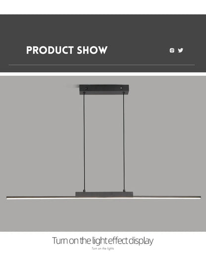 💡 "Modern Pendant Lights – Minimalist Dining Room & Kitchen Chandelier, Long LED Hanging Lamp for Living Room, Home Décor & Ambient Lighting" - RELUX.STORE