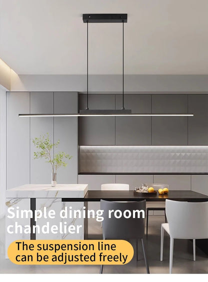 💡 "Modern Pendant Lights – Minimalist Dining Room & Kitchen Chandelier, Long LED Hanging Lamp for Living Room, Home Décor & Ambient Lighting" - RELUX.STORE