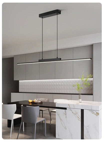 💡 "Modern Pendant Lights – Minimalist Dining Room & Kitchen Chandelier, Long LED Hanging Lamp for Living Room, Home Décor & Ambient Lighting" - RELUX.STORE