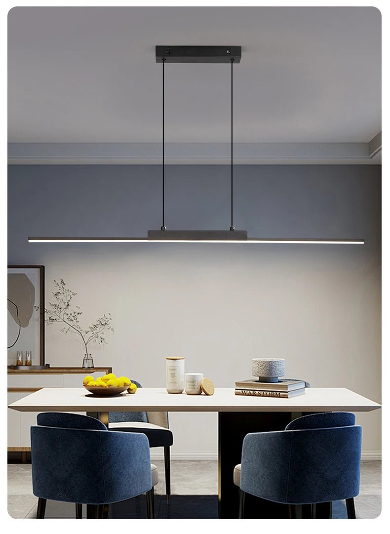 💡 "Modern Pendant Lights – Minimalist Dining Room & Kitchen Chandelier, Long LED Hanging Lamp for Living Room, Home Décor & Ambient Lighting" - RELUX.STORE