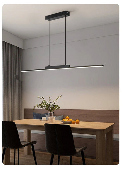 💡 "Modern Pendant Lights – Minimalist Dining Room & Kitchen Chandelier, Long LED Hanging Lamp for Living Room, Home Décor & Ambient Lighting" - RELUX.STORE