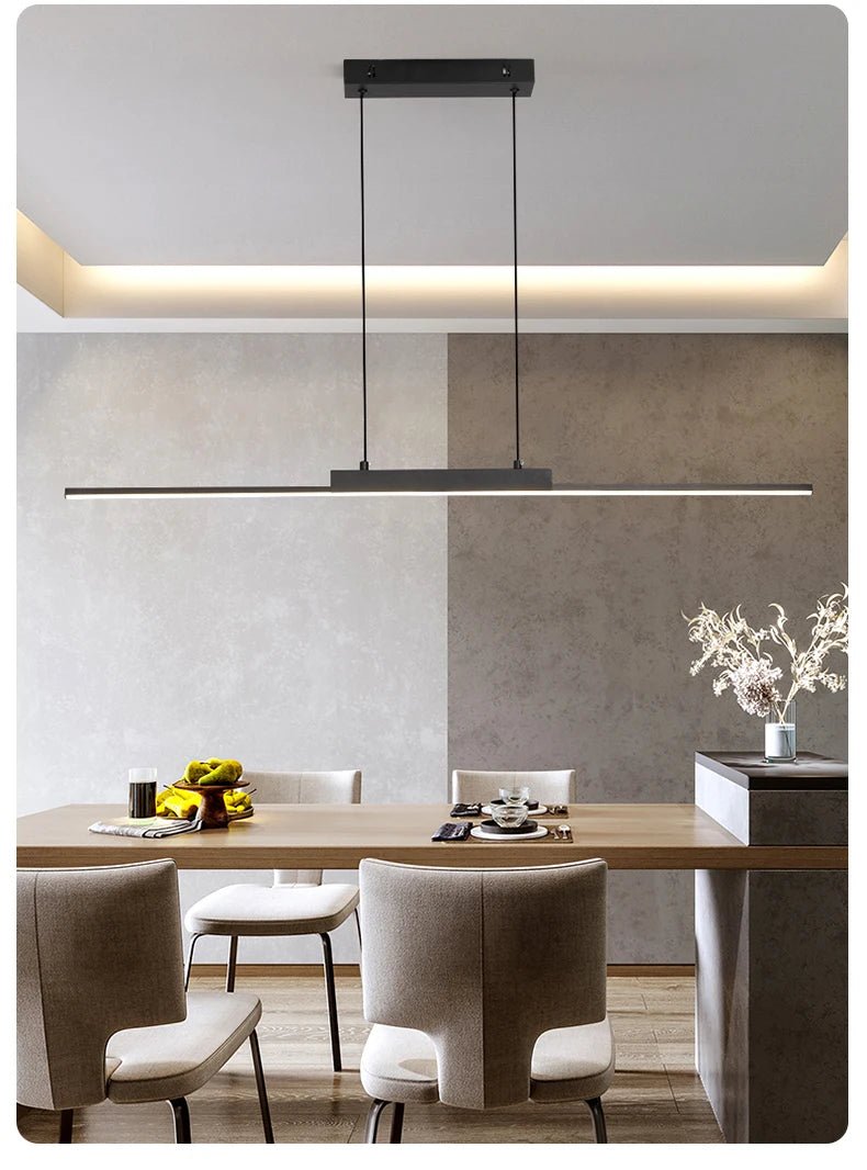 💡 "Modern Pendant Lights – Minimalist Dining Room & Kitchen Chandelier, Long LED Hanging Lamp for Living Room, Home Décor & Ambient Lighting" - RELUX.STORE