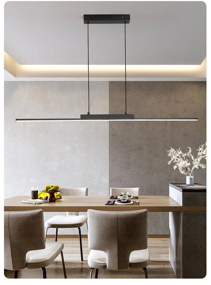 💡 "Modern Pendant Lights – Minimalist Dining Room & Kitchen Chandelier, Long LED Hanging Lamp for Living Room, Home Décor & Ambient Lighting" - RELUX.STORE