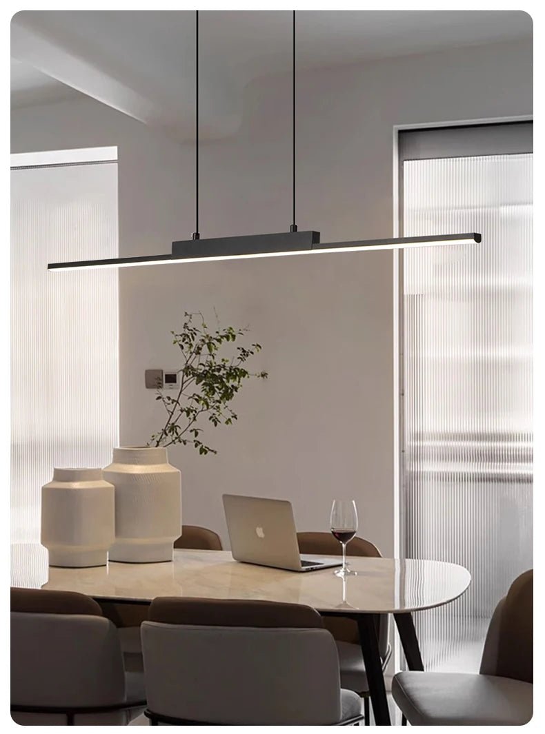 💡 "Modern Pendant Lights – Minimalist Dining Room & Kitchen Chandelier, Long LED Hanging Lamp for Living Room, Home Décor & Ambient Lighting" - RELUX.STORE