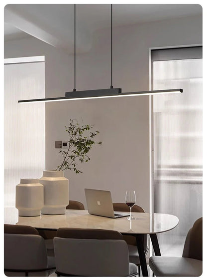 💡 "Modern Pendant Lights – Minimalist Dining Room & Kitchen Chandelier, Long LED Hanging Lamp for Living Room, Home Décor & Ambient Lighting" - RELUX.STORE