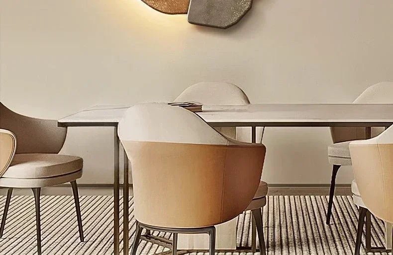 Modern wall clock in living room stylish large living room clock light design mechanism Nordic bedroom with silent decoration - RELUX.STORE