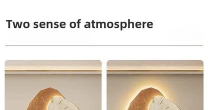 Modern wall clock in living room stylish large living room clock light design mechanism Nordic bedroom with silent decoration - RELUX.STORE