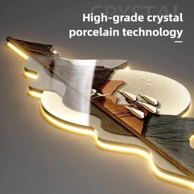 Modern wall clock in living room stylish large living room clock light design mechanism Nordic bedroom with silent decoration - RELUX.STORE