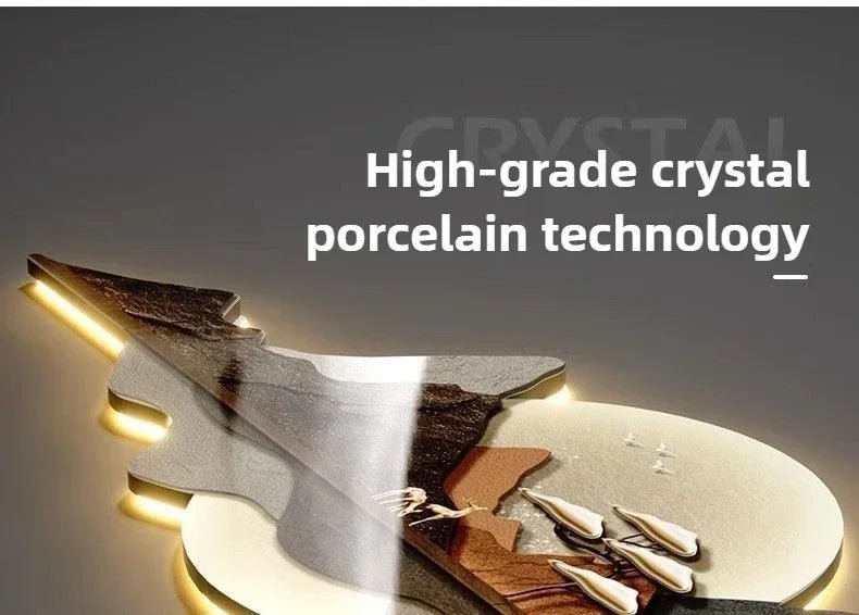 Modern wall clock in living room stylish large living room clock light design mechanism Nordic bedroom with silent decoration - RELUX.STORE