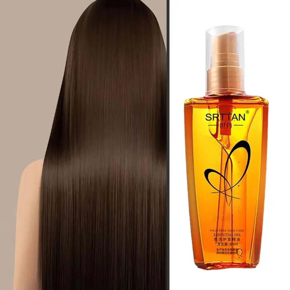 Moroccan Argan Oil Hair Serum Lightweight Hair Oil Mist For Split Ends, Frizzy Hair And Flyaways, Hair Oil Repair - Gloss Shine - RELUX.STORE
