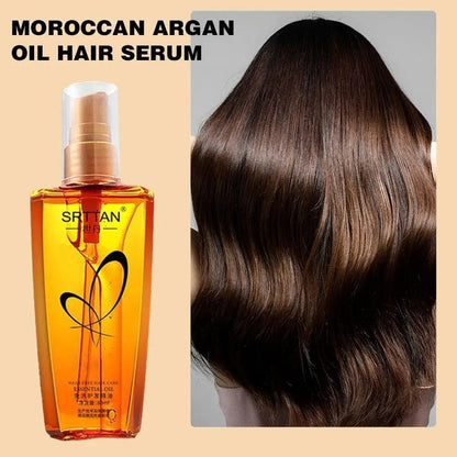Moroccan Argan Oil Hair Serum Lightweight Hair Oil Mist For Split Ends, Frizzy Hair And Flyaways, Hair Oil Repair - Gloss Shine - RELUX.STORE