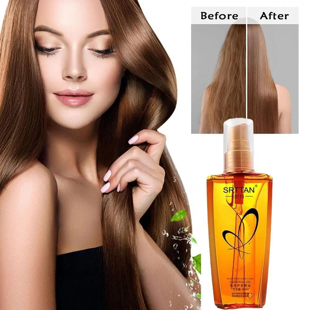 Moroccan Argan Oil Hair Serum Lightweight Hair Oil Mist For Split Ends, Frizzy Hair And Flyaways, Hair Oil Repair - Gloss Shine - RELUX.STORE