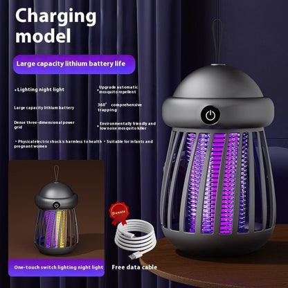Mosquito Killer Lamp Insect Repellent Radiation Less Mute Electric Insect Trap Usb Charging Outdoor Mosquito Killer Repellent - RELUX.STORE