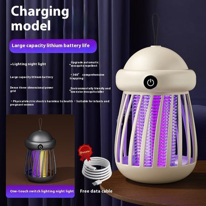 Mosquito Killer Lamp Insect Repellent Radiation Less Mute Electric Insect Trap Usb Charging Outdoor Mosquito Killer Repellent - RELUX.STORE