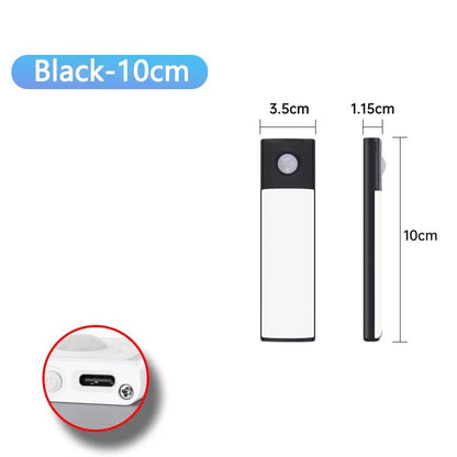 "Motion Sensor Night Light – USB Rechargeable Wireless LED Lamp for Kitchen, Cabinet, Bedroom & Wardrobe Lighting" - RELUX.STORE
