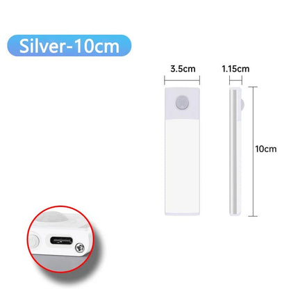 "Motion Sensor Night Light – USB Rechargeable Wireless LED Lamp for Kitchen, Cabinet, Bedroom & Wardrobe Lighting" - RELUX.STORE