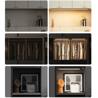 "Motion Sensor Night Light – USB Rechargeable Wireless LED Lamp for Kitchen, Cabinet, Bedroom & Wardrobe Lighting" - RELUX.STORE
