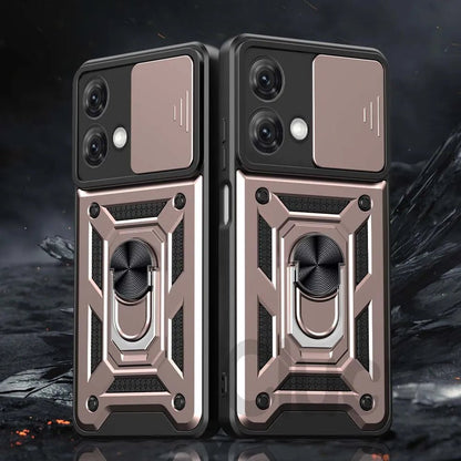 Motorola Moto G Series Shockproof Armor Case – Slide Camera Protective Cover for G84/G54/G34/G14/G53/G62/G42/G10/G20/G30/E22i/E20/E30/E40 - RELUX.STORE