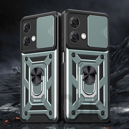 Motorola Moto G Series Shockproof Armor Case – Slide Camera Protective Cover for G84/G54/G34/G14/G53/G62/G42/G10/G20/G30/E22i/E20/E30/E40 - RELUX.STORE
