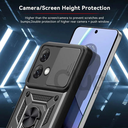 Motorola Moto G Series Shockproof Armor Case – Slide Camera Protective Cover for G84/G54/G34/G14/G53/G62/G42/G10/G20/G30/E22i/E20/E30/E40 - RELUX.STORE