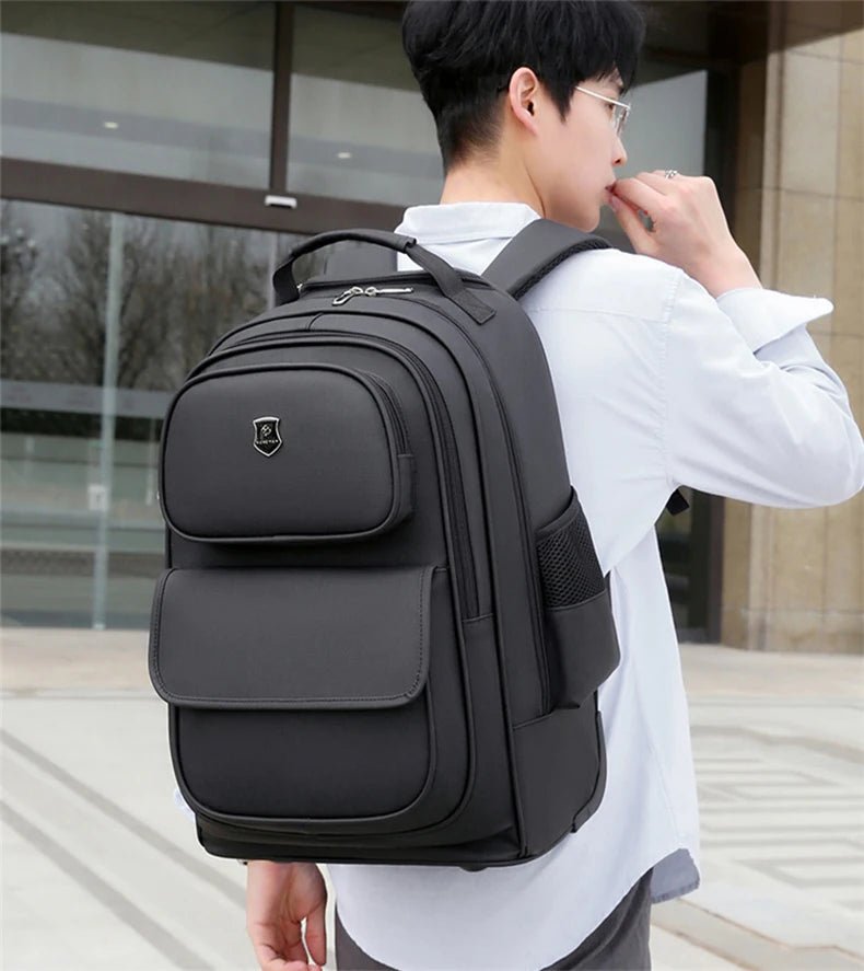 Multi - functional fashion trolley travel bag pull rod large capacity backpack with wheel outdoor leisure suitcase student luggage - RELUX.STOREMulti - functional fashion trolley travel bag pull rod large capacity backpack with wheel outdoor leisure suitcase student luggage