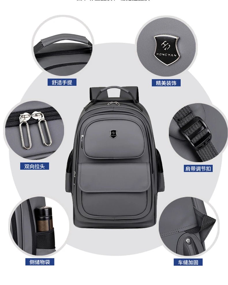Multi - functional fashion trolley travel bag pull rod large capacity backpack with wheel outdoor leisure suitcase student luggage - RELUX.STOREMulti - functional fashion trolley travel bag pull rod large capacity backpack with wheel outdoor leisure suitcase student luggage